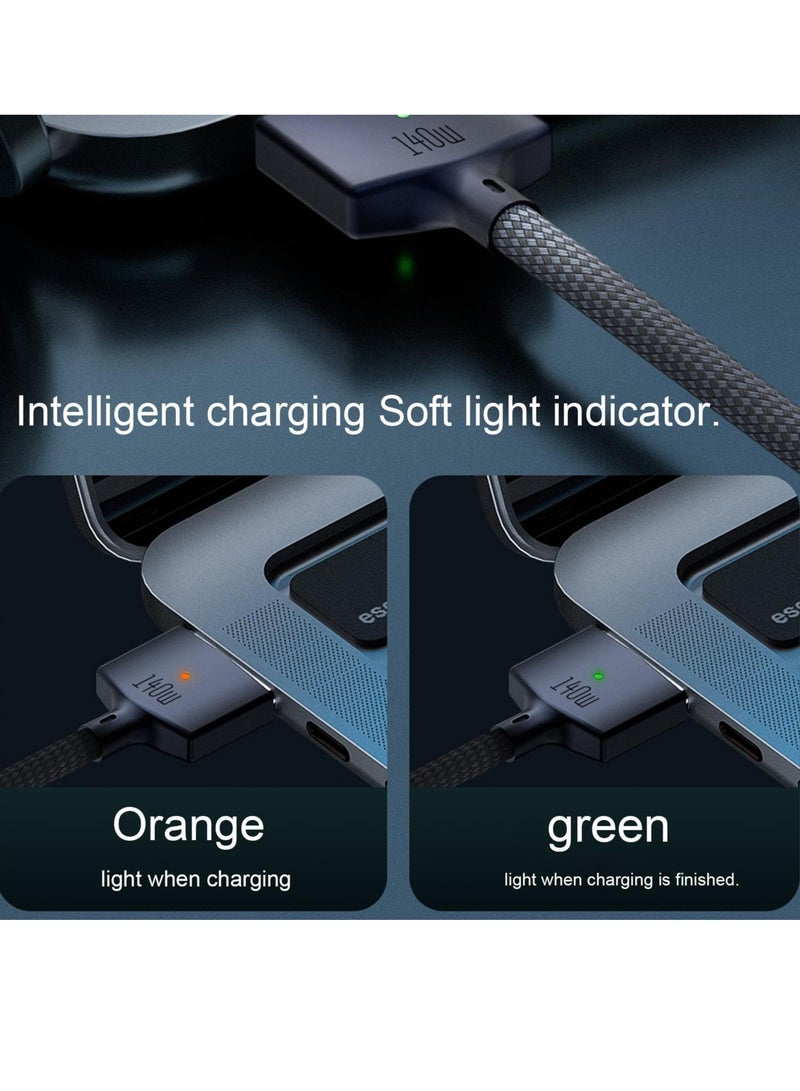 KASTWAVE USB-C to Magnetic 3 Cable, 140W Safe Charging Cable for 14“ 16” MacBook Pro 2021 M1 Pro & Max, MacBook Air 2022 M2, MacBook Pro 2023 M2 Pro & Max - 6.6ft - Image 5