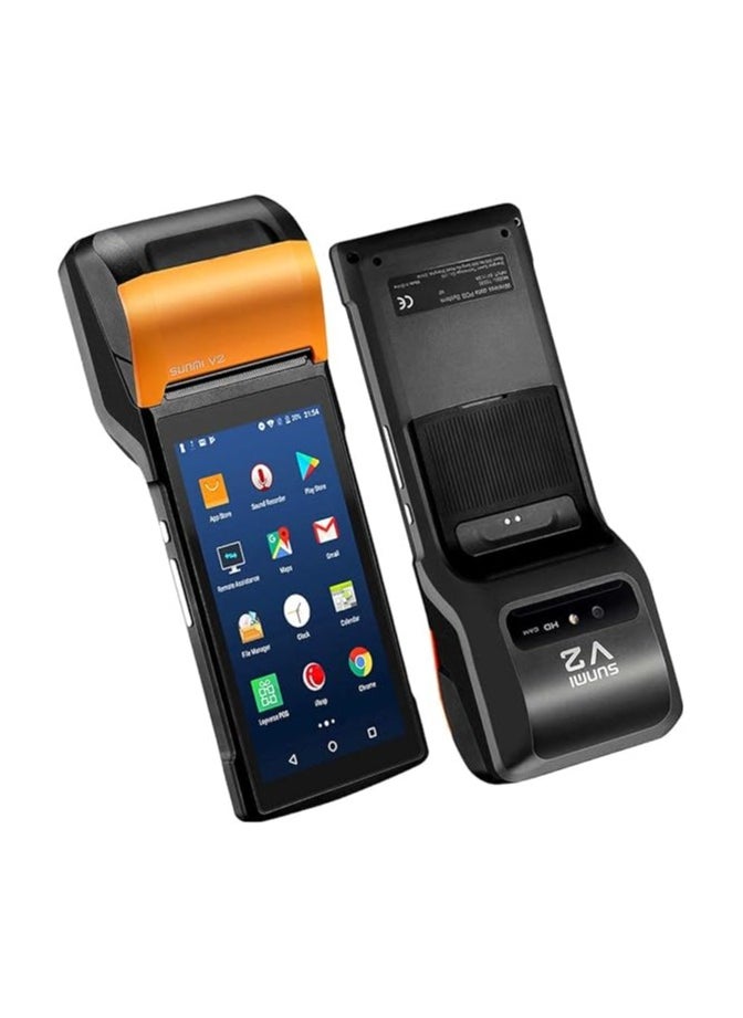 V2 POS Terminal with Receipt Printer Speaker Camera