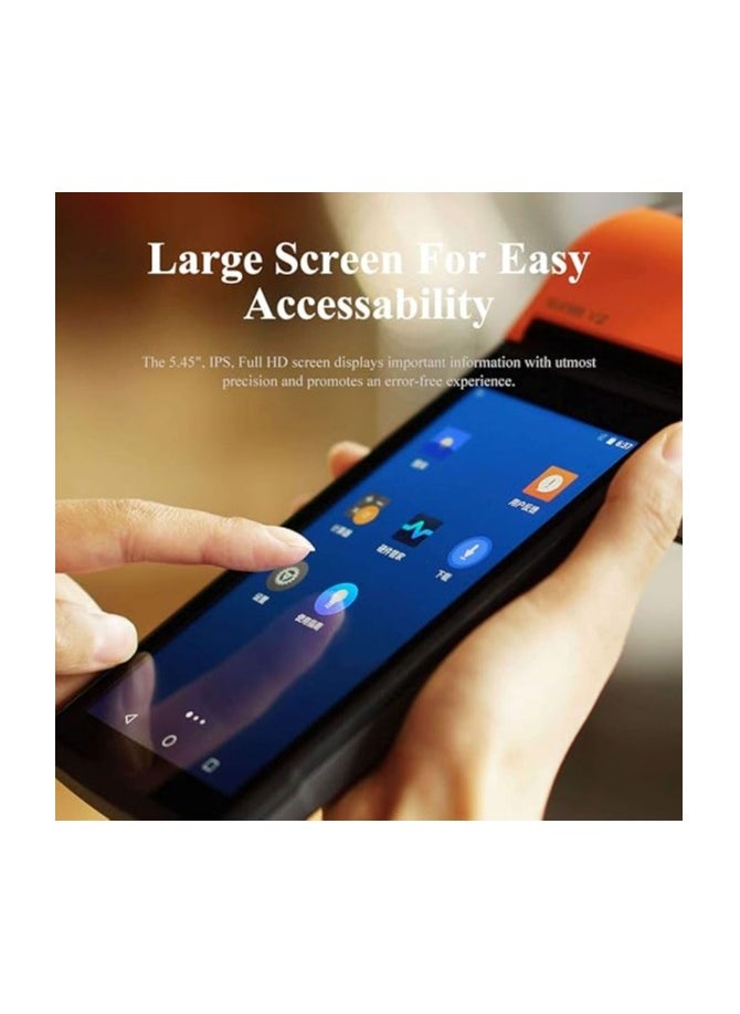 V2 POS Terminal with Receipt Printer Speaker Camera