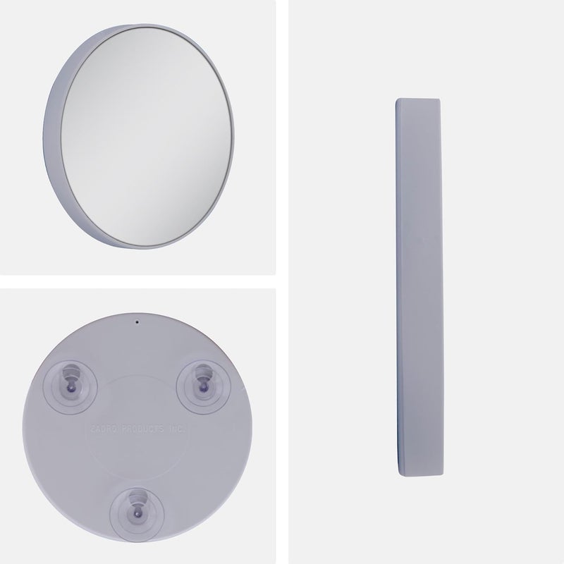 Zadro 20X Extreme Magnification Suction Cup Mirror in Gray - Image 2