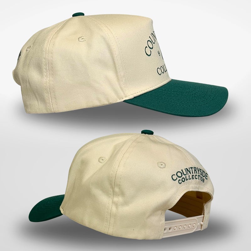 CITRUSY Vintage Western Trucker Hat | Men & Women | Embroidered Trendy Caps | Country Cute Hats for Cowgirls & Cowboys | Camo Denim Cotton Styles | Snapback Hat (Countryside Collection | Green) - Image 3