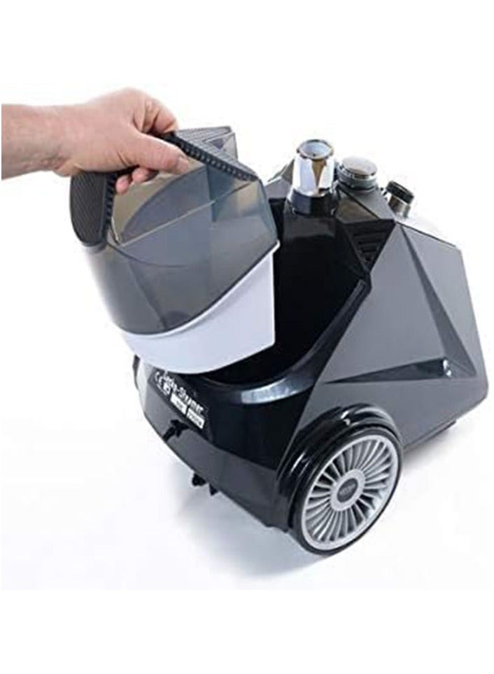 جيكو مكواة بخار احترافية بقوة 1800 وات مع عمود دعم، بخار عمودي قوي، حامل حاصل على براءة اختراع، ومزيل سريع للتجاعيد، وقاعدة من الفولاذ المقاوم للصدأ - Image 3