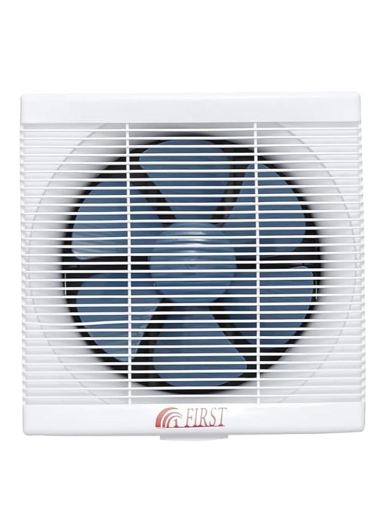 First One 2-Way Wall Mounted Exhaust Fan, Large 30cm, White, Model FB-1004, Number of Outlets: 5