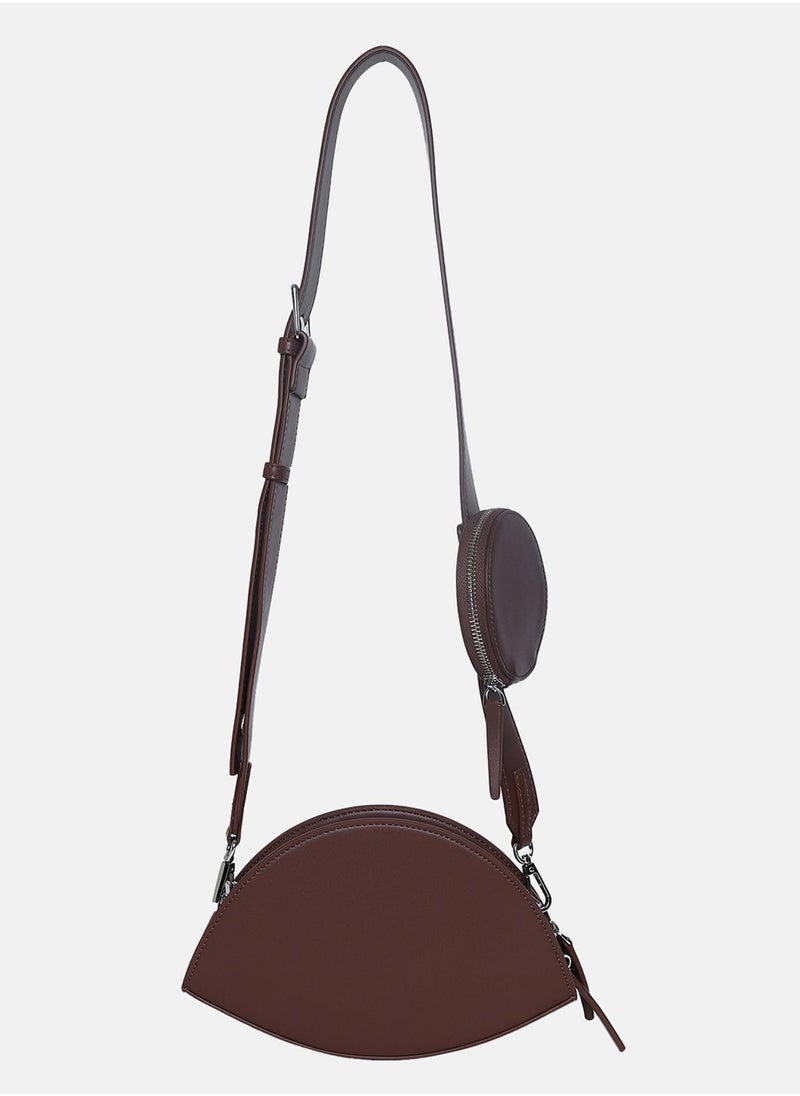 Haute Sauce Lana Brown Cross Body Bag  - Image 1