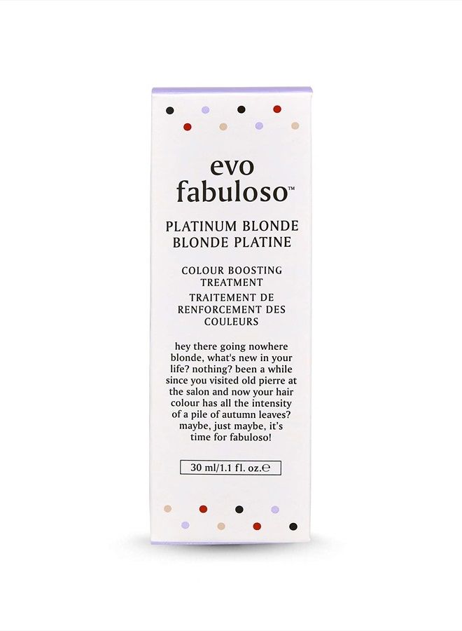 إيفو Fabuloso - علاج تعزيز اللون الأشقر البلاتيني - بلسم للعناية بالألوان للشعر المصبوغ - يساعد في الحفاظ على عمق اللون ولونها ولمعانه - حجم السفر، 30 مل / 1.01 أونصة سائلة. - Image 3