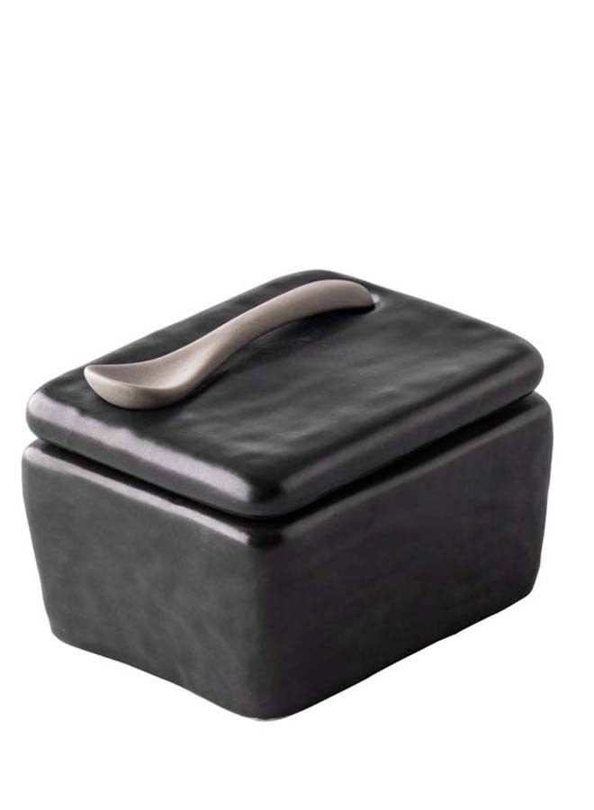 Pepper/salt set black incl.mini spoon 