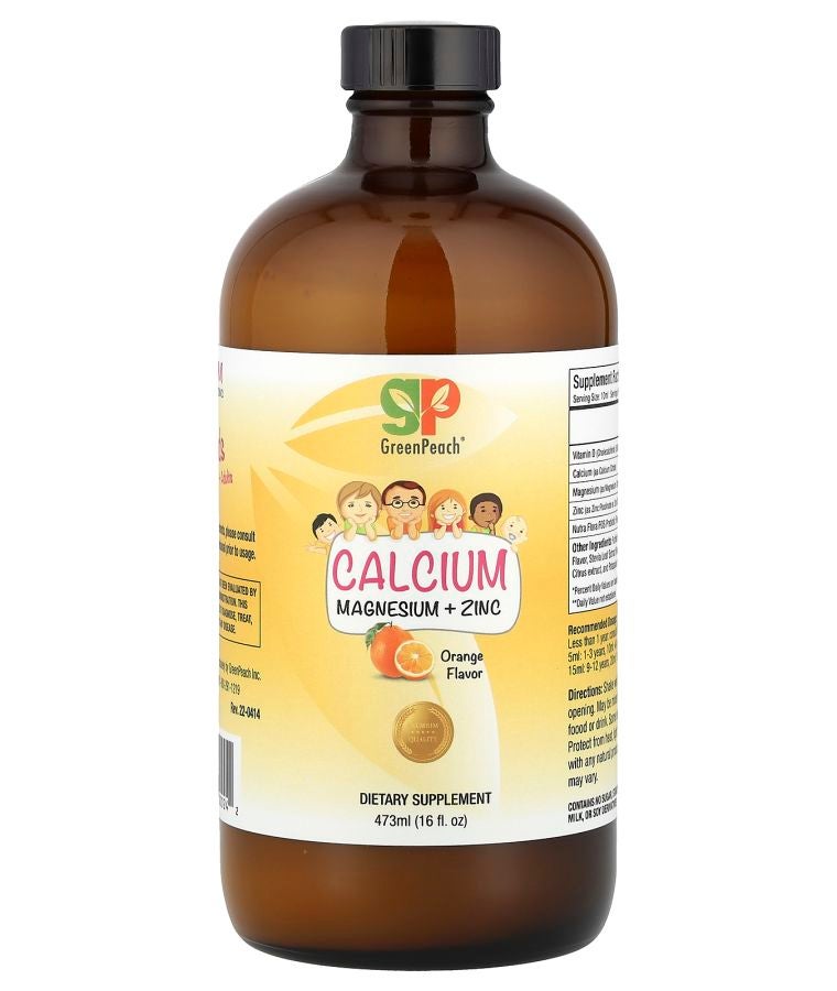 Calcium Magnesium + Zinc Orange 16 fl oz (473 ml)