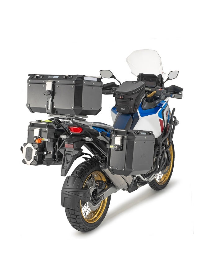 جيفي حقيبة جانبية يمنى Givi Trekker Outback Smart Evo Aluminum Line باللون الأسود، سعة 48 لتر، متوافقة مع نظام Monokey Cam-Side - Image 2
