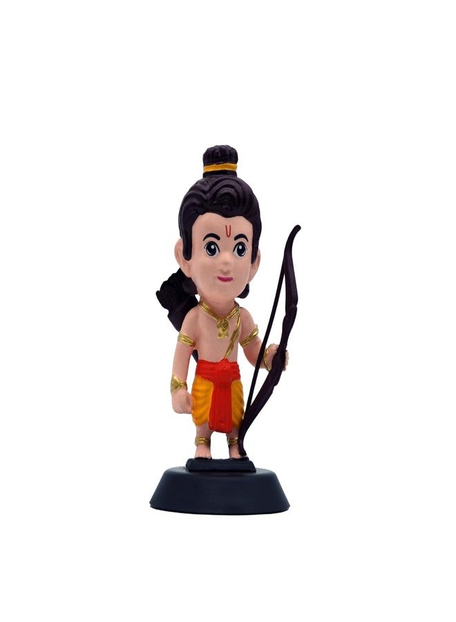 BUDDYZ Shri Ram Figurine Showpiece for Car Dashboard, Home Office | Ram Murti Statue for Hindu Temple, Spiritual Decor | Gift for Devotees - Image 1