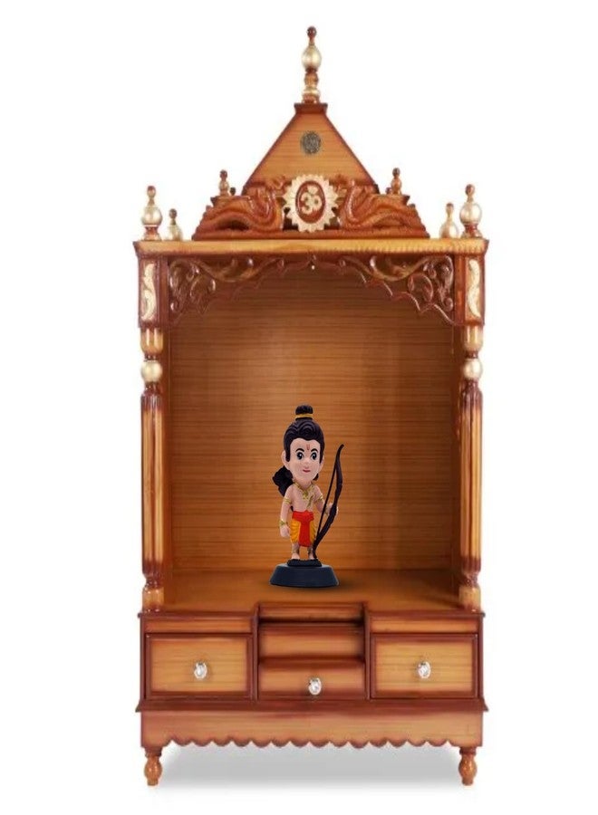 BUDDYZ Shri Ram Figurine Showpiece for Car Dashboard, Home Office | Ram Murti Statue for Hindu Temple, Spiritual Decor | Gift for Devotees - Image 4