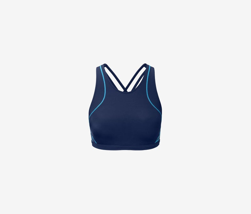 Tchibo Women Sportswear Fit Plain Training Top, Blue - Image 1
