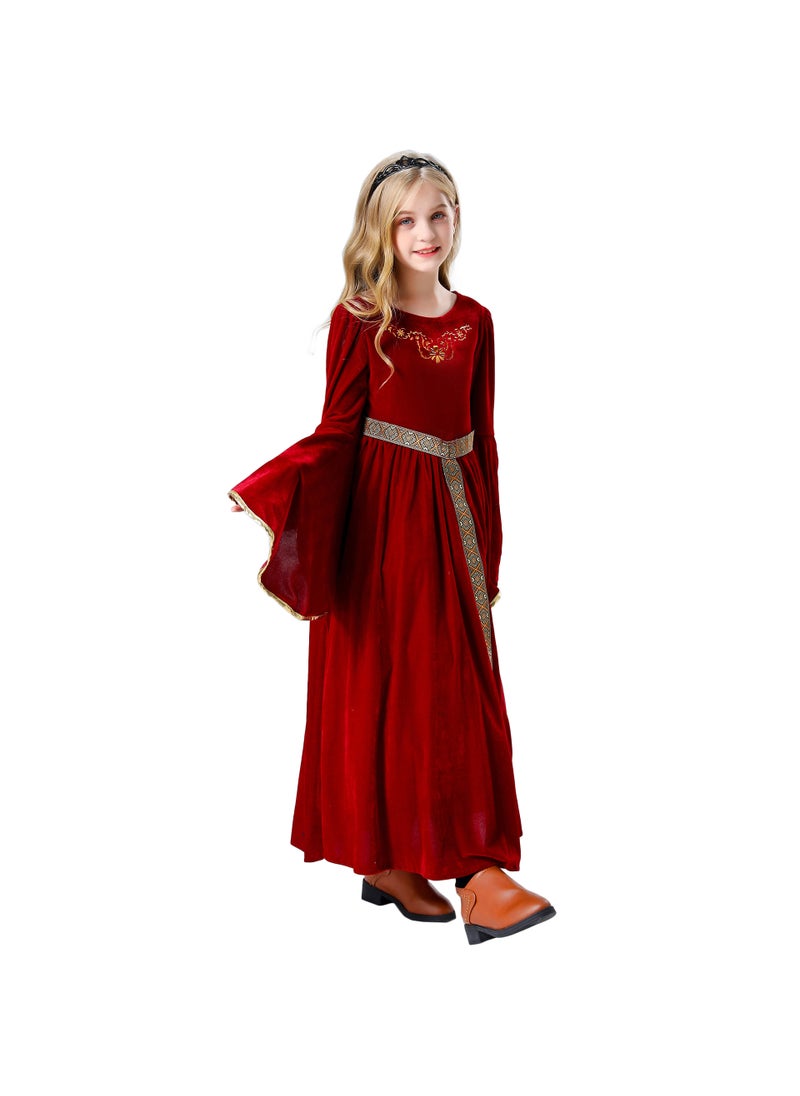 Generic S-XL Kids Medieval Princess Costume for Halloween Figure Color  - Image 1