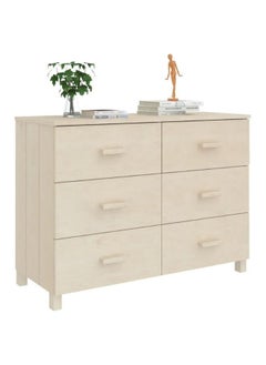 vidaxl vidaXL Sideboard HAMAR Honey Brown 113x40x80 cm Solid Wood Pine  - Image 2