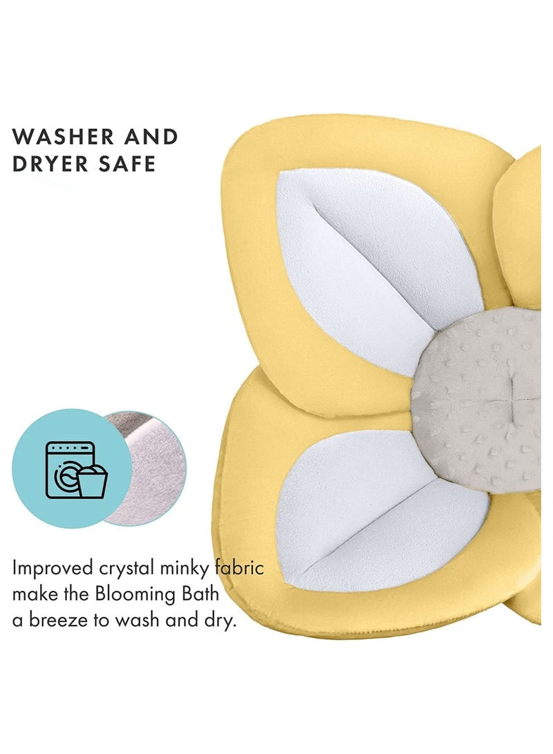 Gonice Blooming Lotus Baby Bath Seat Flower Shaped Comfortable Bathtub Baby Bath Seat Premium Baby Bathtub Newborn and Baby Essentials Baby Gift Fits Most Sink  - Image 2