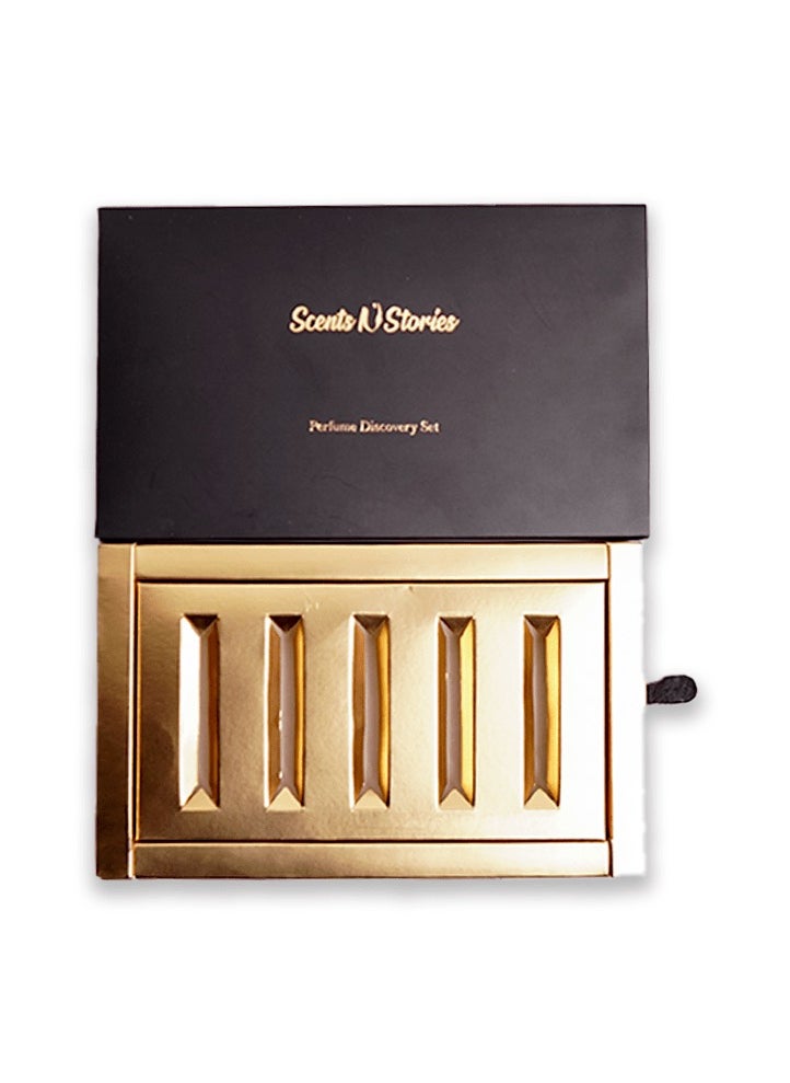 Scents N Stories - 5ml Samples Set For Women | Pocket Perfume | Long Lasting Scents | Gift Box Included | Scents N Stories | 5ML - Image 1