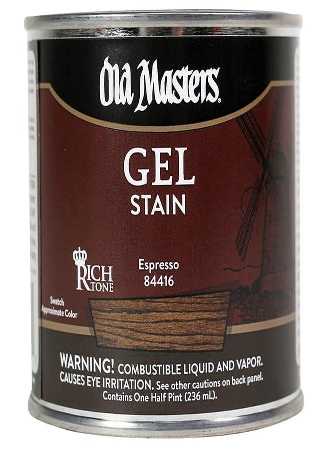 Old Masters 84416 Gel Stain Oil-Based Stain, Espresso, 1/2 Pt - Image 2
