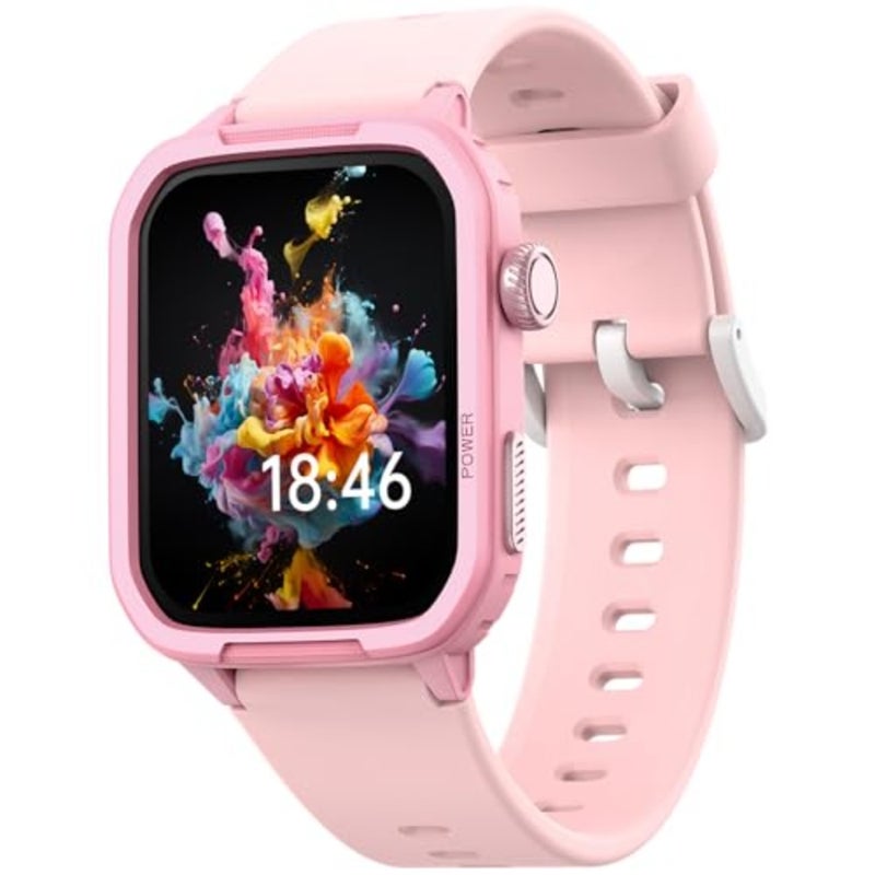 Smart Watch for,Fitness Tracker Smartwatch for Boys Girls Teens Gifts, Sleep Monitor Step Counter Pedometer DIY Watch Face Touch Screen - Image 1