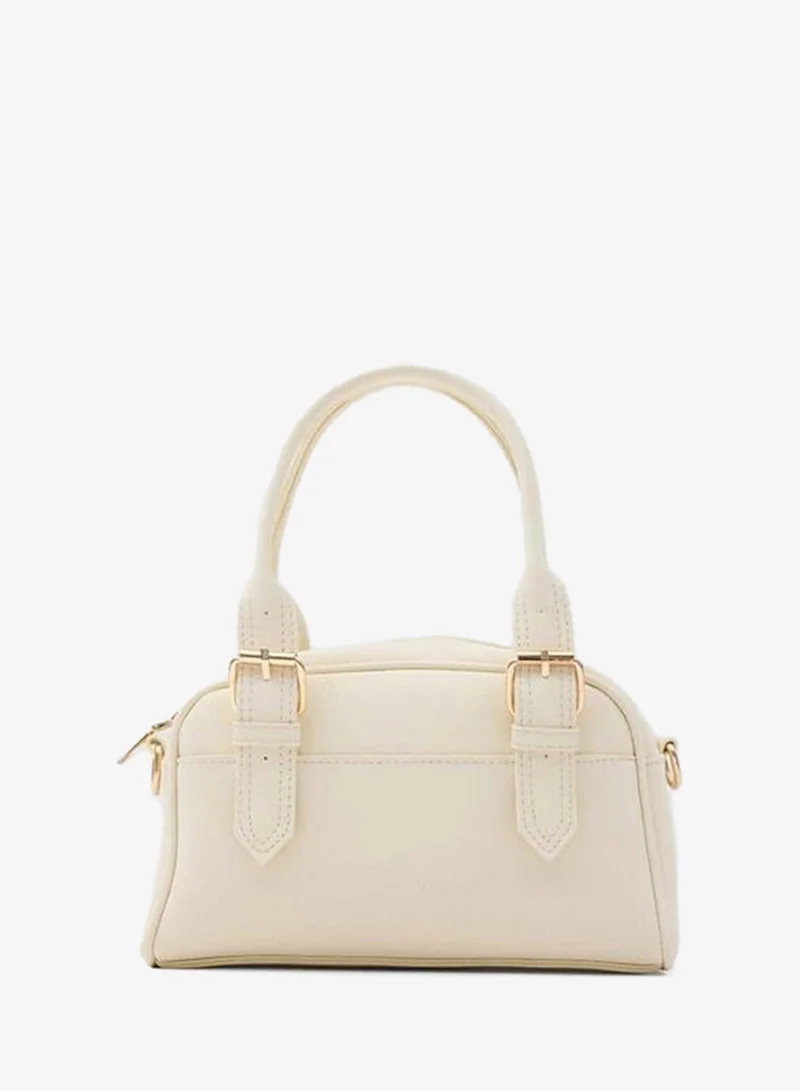 Saffiano Adjustable Hand and Crossbody Bag Butter Yellow.
