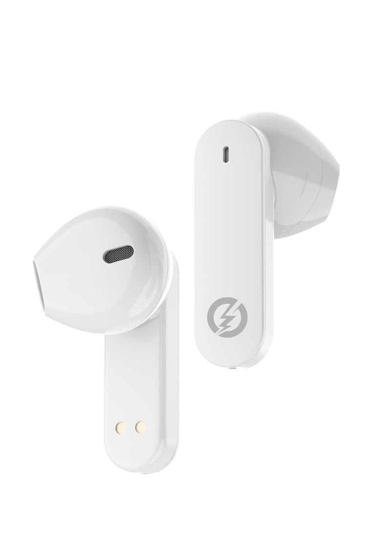 Evolt TWS-100 True Wireless Earbuds White  - Image 2