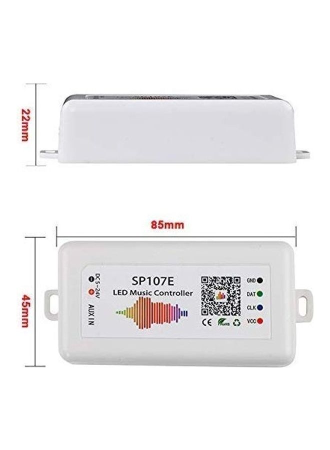 RGBZONE Bluetooth LED Controller, DC 5-24V SP107E LED Light Strip Controller, Support Music Sync, IC Chip for WS2812b WS2811 LED Strip, Matrix Panel, Module - Image 3