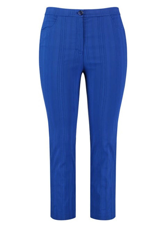 GERRY WEBER - 3/4-length trousers with a striped texture, Betty - Image 1