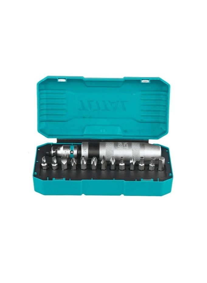 TOTAL T0TAL-THIDS1301 13 Pcs Impact Driver Set High Quality Screwdriver Set CrV Steel - Image 3