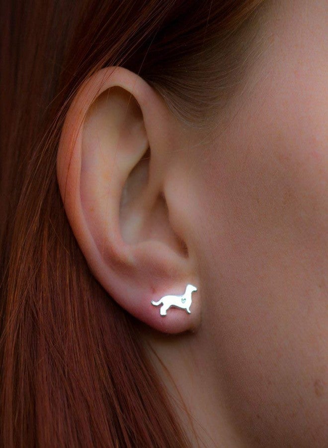 Soul Statement Dog Stud Earrings, Dachshund Gifts for Women - Cute Wiener Dog Gifts for Teens, Doxie Moms, Stocking Stuffer for Her - Image 2