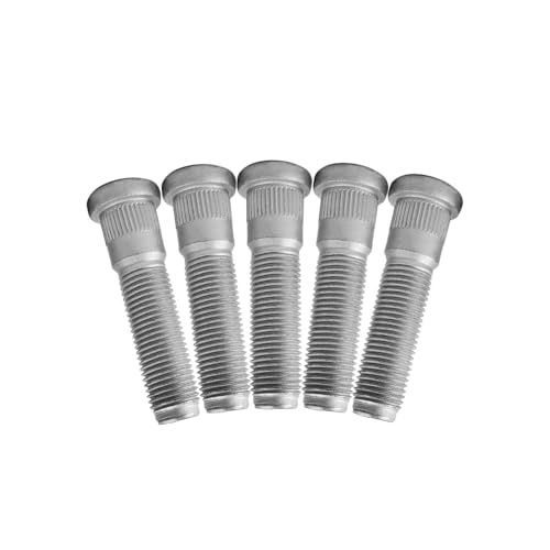 Mysttoo 5PCS Wheel Studs M14x1.50 Lug Stud 65mm Bolt Compatible with 2011-2022 Jeep Wrangler Grand Cherokee Dodge Durango Challenger Charger Ram 2500 Ram 3500 &More - Image 1