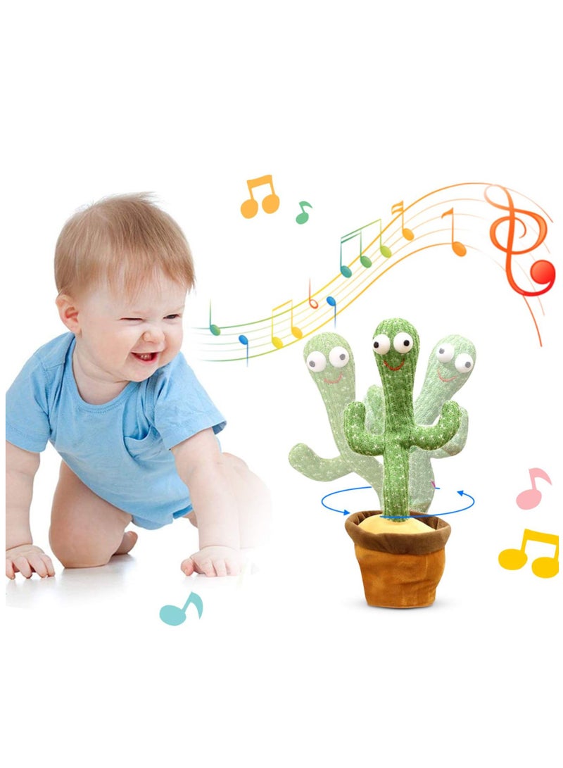 Electronic Dancing Talking Cactus Toy Creative Educational Funny Kids Cactus Singer Toy  - Image 5
