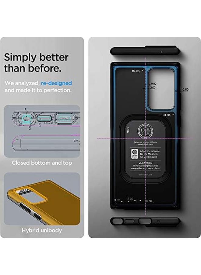 erorex Thin Fit Case Designed for Samsung Galaxy Note 20 Ultra 2020 Black - Image 2