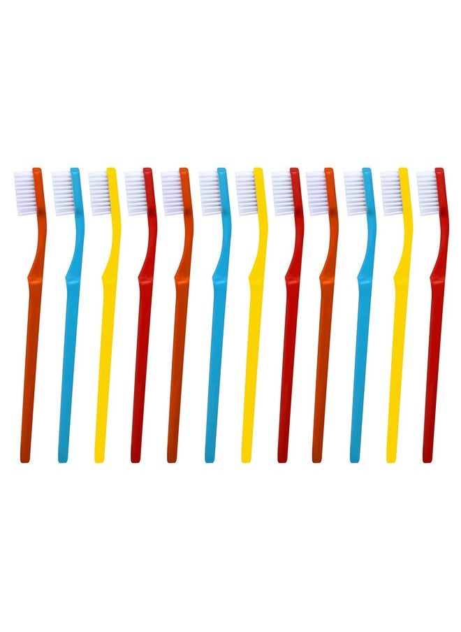 Aquawhite aquawhite® Complete Active Toothbrush, Hard Bristles, Pack of 12, Multicolor  - Image 1