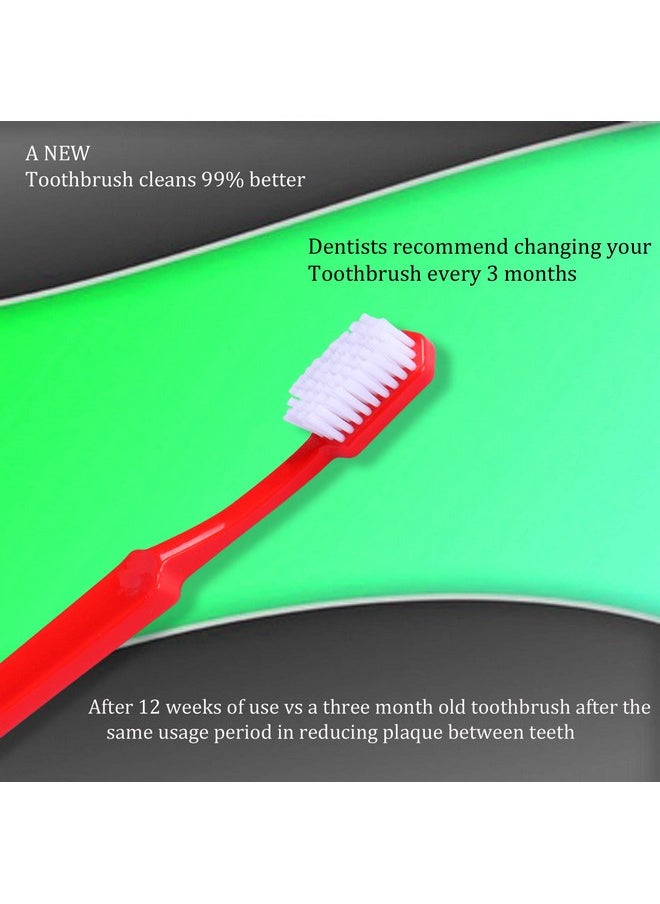 Aquawhite aquawhite® Complete Active Toothbrush, Hard Bristles, Pack of 12, Multicolor  - Image 2