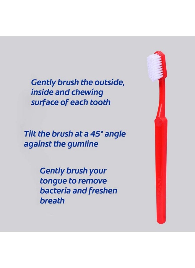 Aquawhite aquawhite® Complete Active Toothbrush, Hard Bristles, Pack of 12, Multicolor  - Image 4