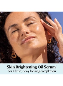 Sky Organics Vitamin C Bright Glow Oil Serum With Rosehip & Turmeric Oil Blend 1 Fl Oz  - Image 2