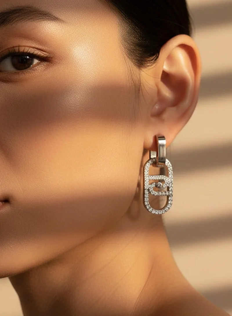 Liu Jo  Liu Jo LJ OG Silver Earrings for Women | Best Price UAE