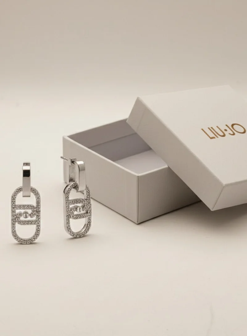 Liu Jo  Liu Jo LJ OG Silver Earrings for Women | Best Price UAE