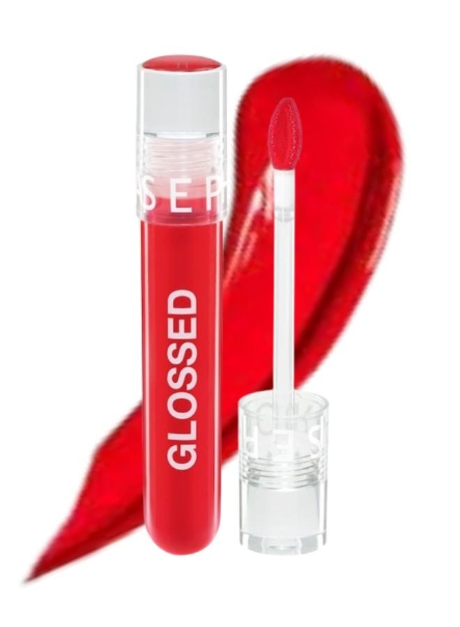 SEPHORA COLLECTION Sephora Glossed Moisturizing Lip Gloss – Glassy Shine,11 Limitless - Sheer Vibrant Red, Hydrating & Smoothing Lip Gloss, Glittery Finish, 5 mL (0.16 oz) - Image 1