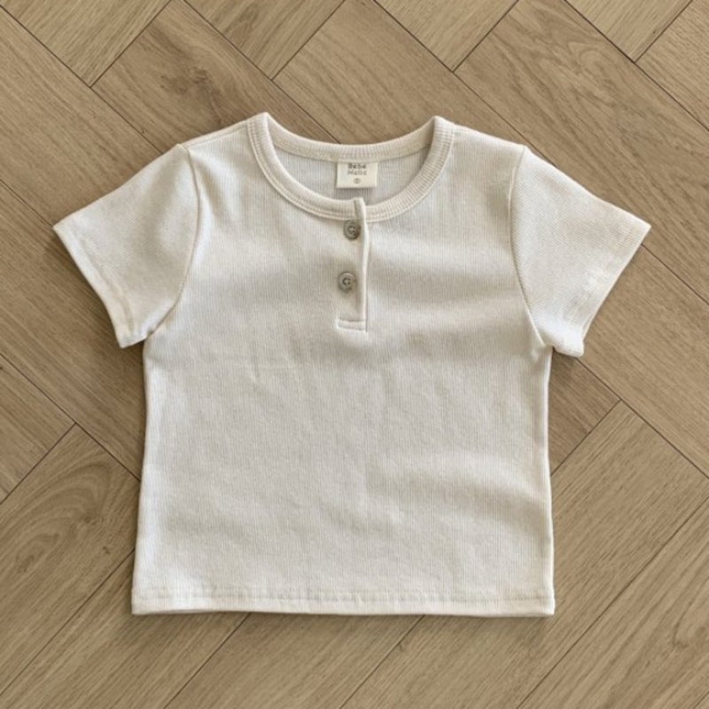 Baby Clothes Thin 2025 Summer Korean Style Kidsren'S Clothing Kidsren'S Summer Clothing Baby Open Button T-Shirt Boys Summer Tops - Image 4