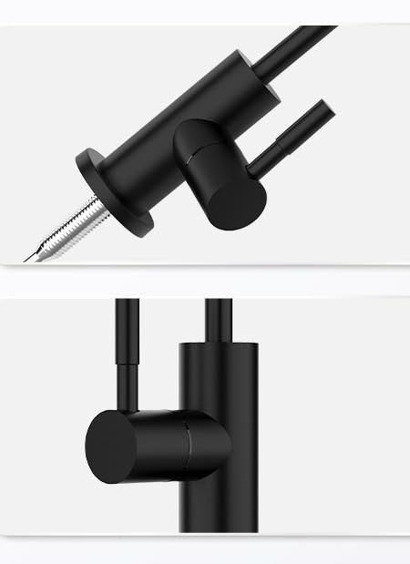 B Backline Stainless Steel 304 Grade Ro Water Purifiers Tap/Faucet | 360° Rotatable Ro Tap | Clean Drinking Water Tap | Purifier Filter Faucet (Black Matt) - Image 5