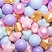 TRENDPLAY Star Ball Pit Balls 100 for Toddlers Purple Ball Pit Ball Shapes for Boys Girls Fun Birthday Party Christmas Decoration Pearl Mermaid Colors - Image 3