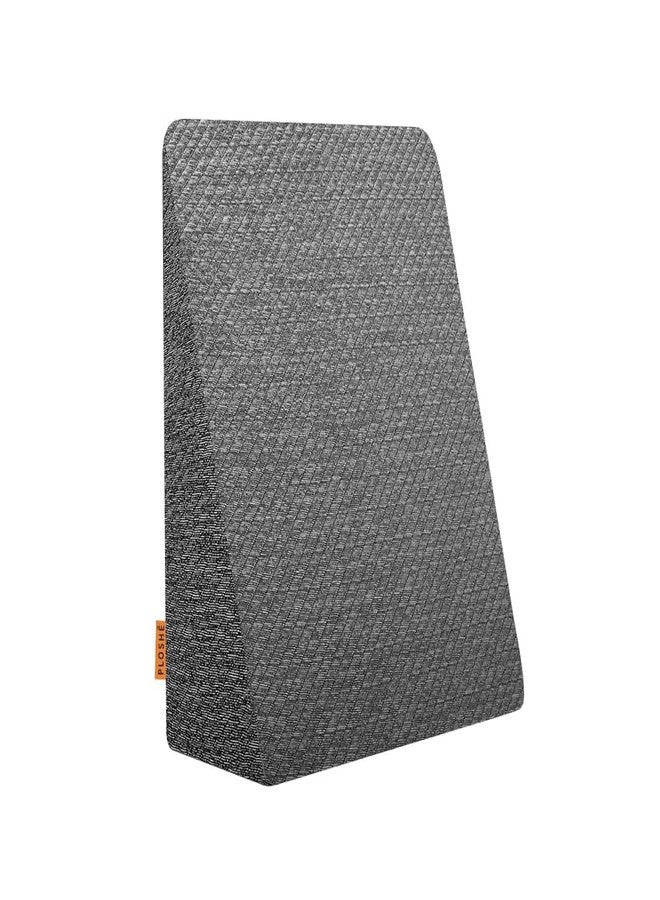 PLOSHE Orthopedic Wedge Pillow for Acid Reflux & Snoring Relief | Memory Foam Bed Pillow for Sleeping, Back Support, Leg Elevation & Pregnancy Use - Washable Cover (Grey, 21.5L x 7W x 20.25H Inch) - Image 1