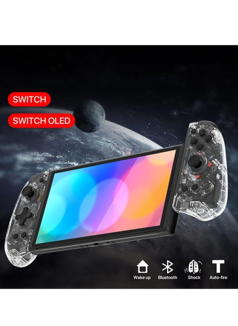 Joy Cons Wireless for Nintendo Switch OLED/ Lite, Replacement for Joypad Controller, Compatible with Switch Controllers, Wireless Left and Right Joy Cons for Nintendo Switch OLED/ Lite