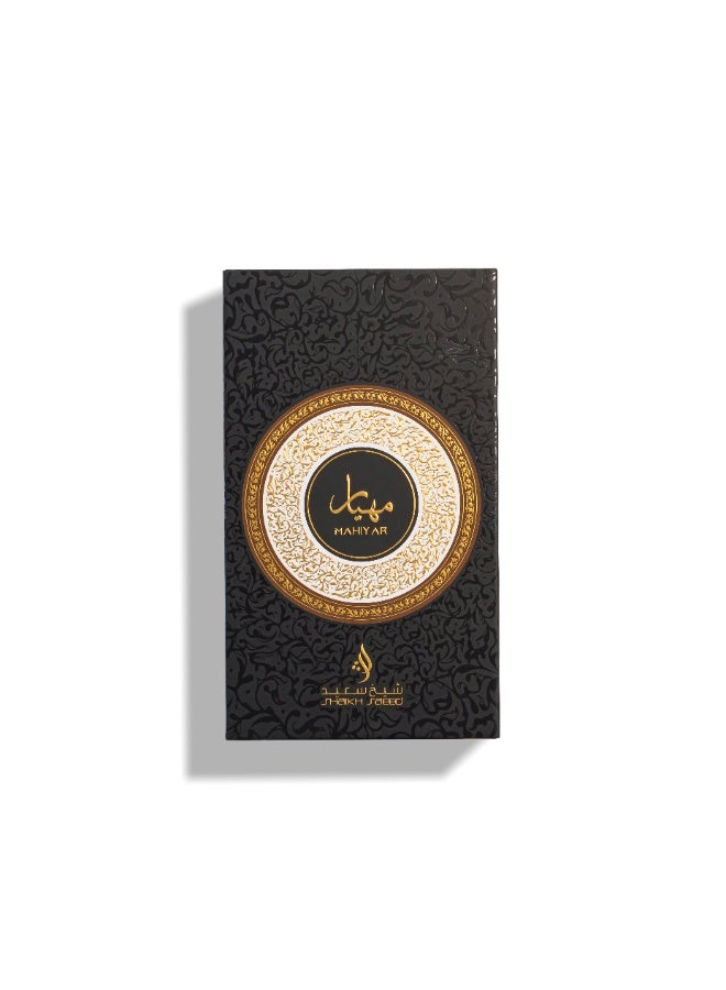 SHAIKH SAEED Mahiyar Unisex Arabic Perfume for Both Men and Women - Luxurious Fragrance with Citrus, Fruity, Sweet, Rose Absolute, Oud, Gurjum, Animalic, Suede, and Woody Notes - 100ml Bottle - Image 4