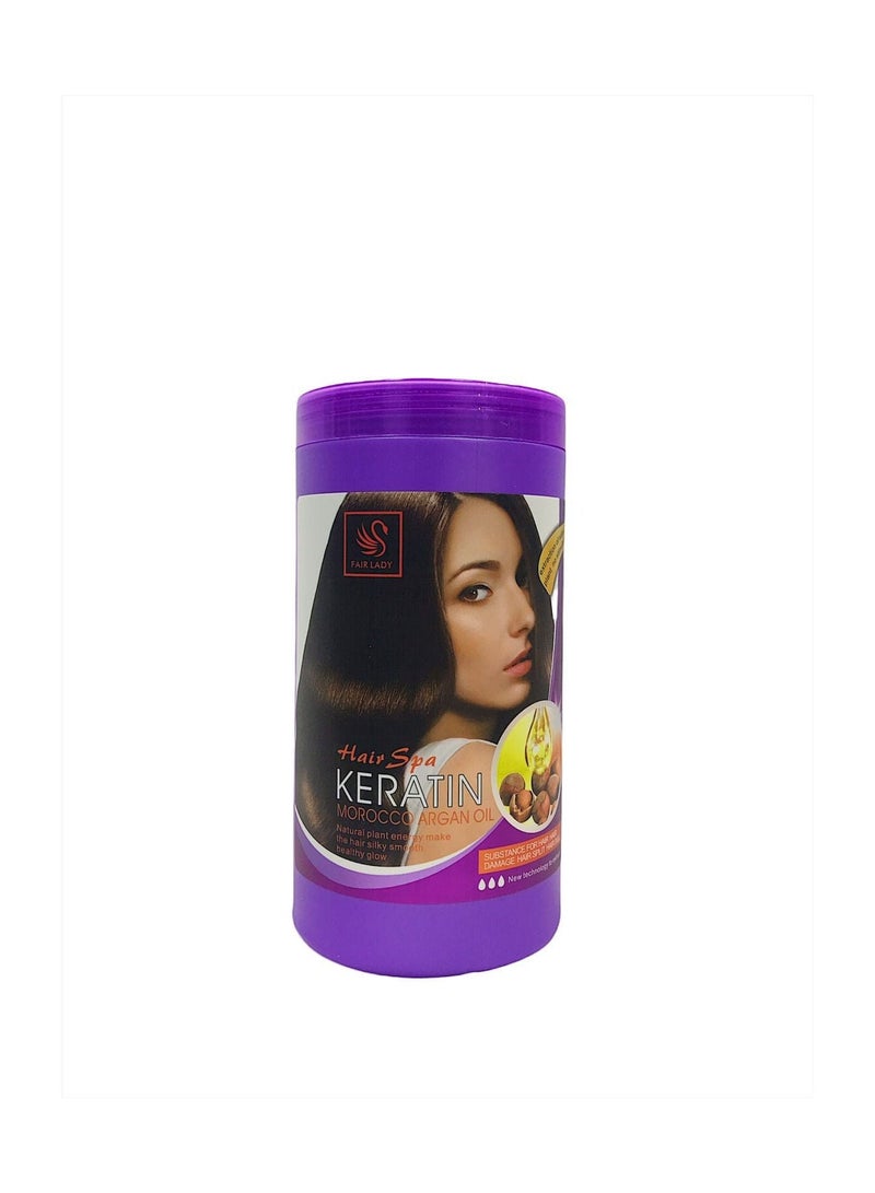 Nourish Treatment Keratin Hair Spa Argan Oil 1000g - Image 1