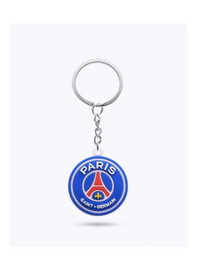 MARIO DRAFTS Paris Saint-Germain Football Club Official Logo Keychain, Metal Ring with Team Crest - Image 5