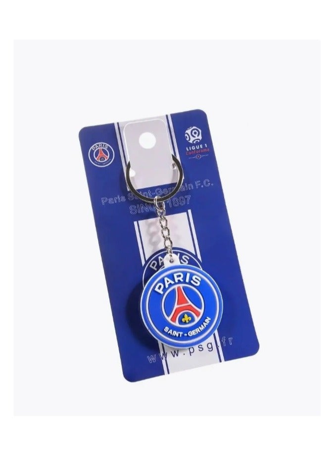 MARIO DRAFTS Paris Saint-Germain Football Club Official Logo Keychain, Metal Ring with Team Crest - Image 4