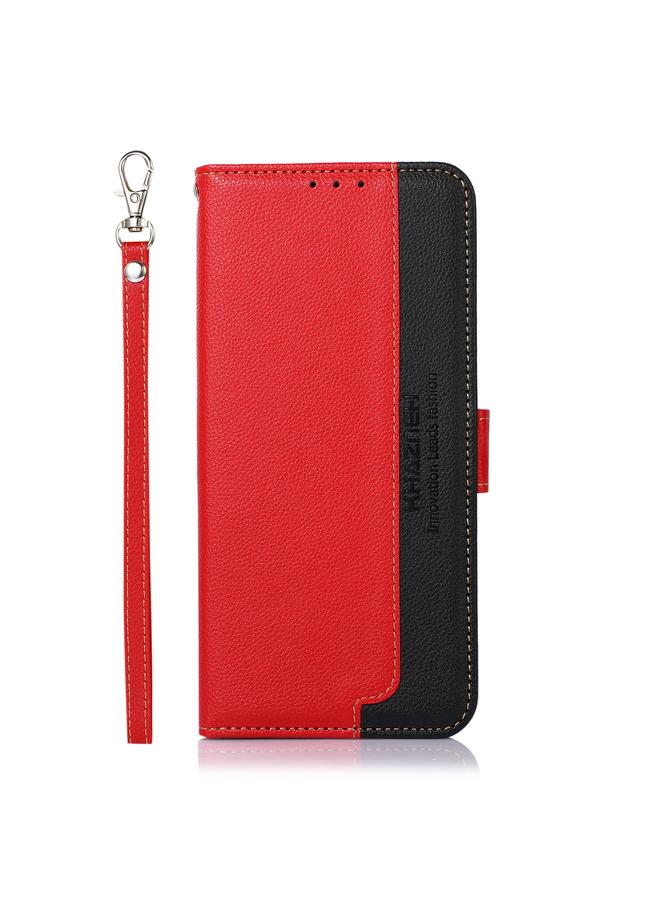 S-TOP Case For OPPO A58 4G KHAZNEH Litchi Texture Leather RFID Phone Case - Image 2