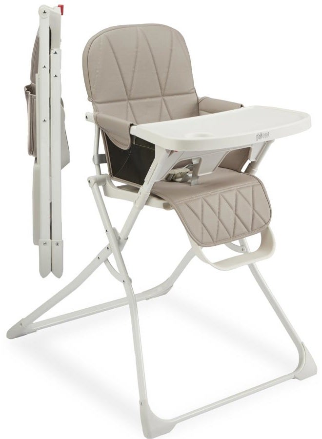 PRIMO PopUp Folding High Chair, 28x24x38 Inch (Pack of 1) - Image 1