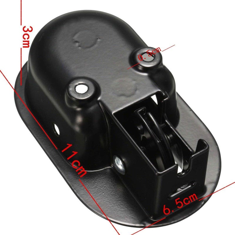SHAFIRE Recliner Pull Handle Metal Handle Switch Durable Recliner Chair Sofa Couch Release Lever Replacement Black - Image 2