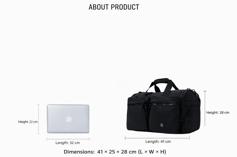 ANTA KAI Carry Bag Black- Basketball